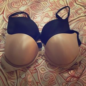 Bundle of two push up bras